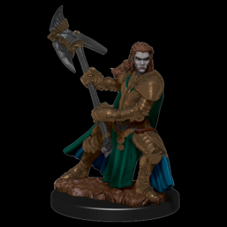 Dungeons  Dragons Icons of the Realms: Premium Painted Figure - Half-Orc Fighter Female