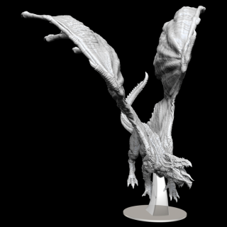 Dungeons  Dragons Nolzurs Marvelous Miniatures: Adult White Dragon