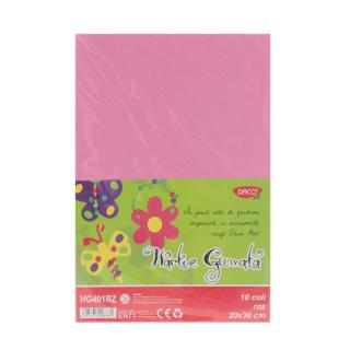 Hartie gumata 10 coli Roz DACO HG401RZ