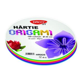 Hartie origami 20 cm 80 g mp DACO HR920