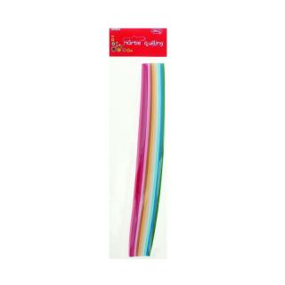 Hartie quilling 30x0.5 cm 300 set 10 culori DACO In stoc HR904