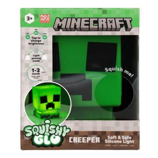 Lampa Minecraft Creeper SquishyGlo Silicone Light Rechargable