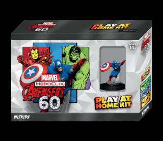 Marvel HeroClix: Avengers 60th Anniversary Play at Home Kit Captain America