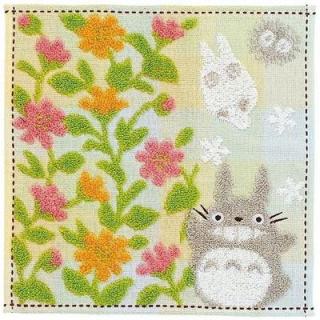 Mini Towel Totoro Flower Garden 25x25 cm - My Neighbor Totoro