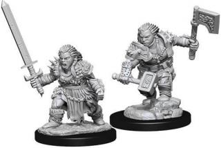 Pathfinder Battles Deep Cuts Unpainted Miniatures: Female Dwarf Barbarian