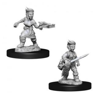 Pathfinder Battles Deep Cuts Unpainted Miniatures: Female Halfling Rogue