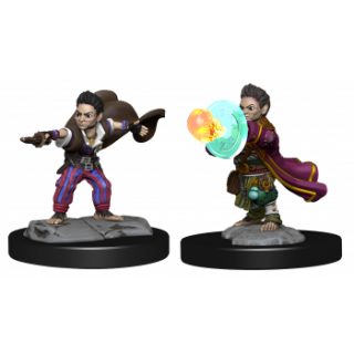 Pathfinder Deepcuts: Halfling Wizard Male