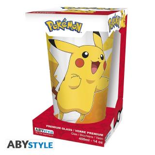 POKEMON Pahar mare  Premium 400ml Pikachu