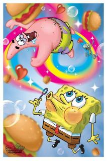 Poster Spongebob Squarepants Rainbow