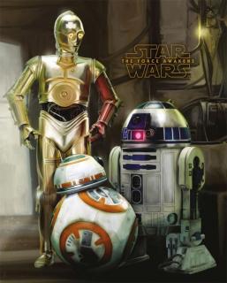 Poster Star Wars Episode VII Droids