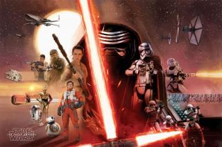 Poster Star Wars Episode VII Galaxy
