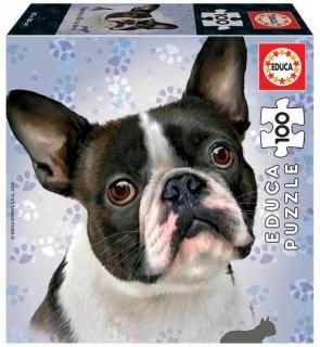 Puzzle 100 piese French Bulldog EDUCA 18802