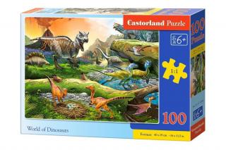 Puzzle 100 piese Lumea Dinozaurilor 111084