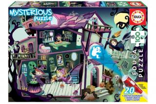 Puzzle 100 piese Mysterious Puzzle Ghost House 18611