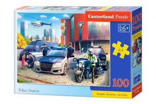 Puzzle 100 piese Police Station Castorland 111176