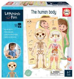 Puzzle 100 piese The Human Body Educa 18842