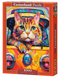 Puzzle 1000 piese Cat Bus Travel Castorland 105229