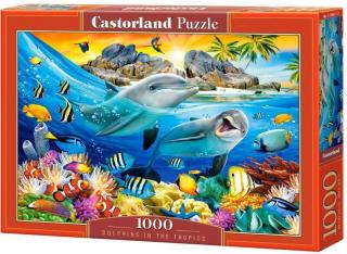 Puzzle 1000 piese Dolphins in the Tropics Castorland 104611