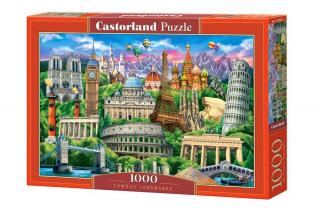 Puzzle 1000 piese Famous Landmarks 104901 Castorland