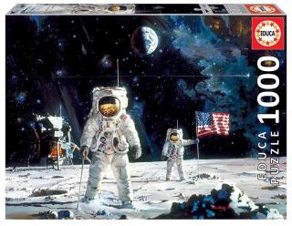 Puzzle 1000 piese First Men on the Moon 18459