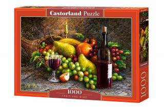 Puzzle 1000 piese Fruit and Wine 104604