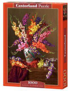 Puzzle 1000 piese Gladioli in Chinese Vase 104949 Castorland