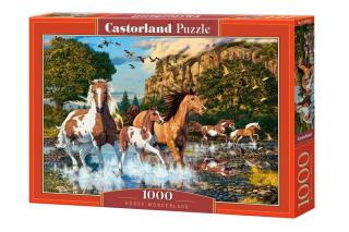 Puzzle 1000 piese Horse Wolderland Castorland 104789