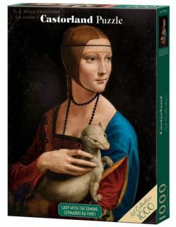 Puzzle 1000 piese Lady with the Ermine, Leonardo da Vinci Art Collection 105168