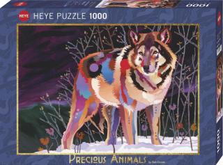 Puzzle 1000 piese Night Wolf Heye 29939