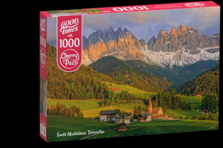 Puzzle 1000 piese Santa Maddalena, Dolomites 30028 Cherry Pazzi