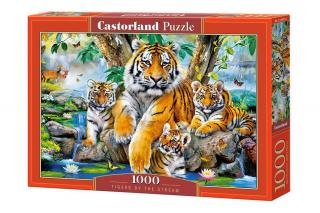 Puzzle 1000 piese Tigri 104413