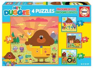 Puzzle 12-16-20-25 piese Hey Duggee Educa 19394