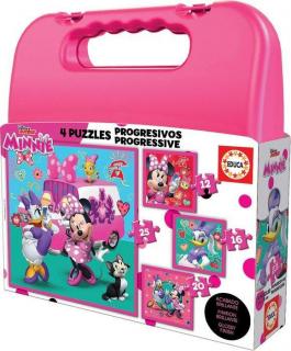 Puzzle 12-16-20-25 piese Minnie Happy Helpers Educa 17638