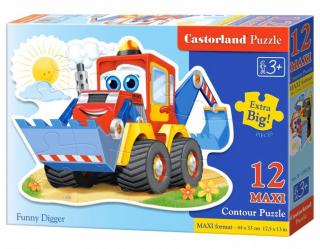 Puzzle 12 piese Maxi Funny Digger 120024