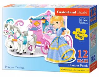 Puzzle 12 piese MAXI Trasura Printesei 120017