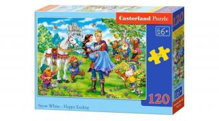 Puzzle 120 piese Alba ca Zapada - Sfarsit Fericit 13463
