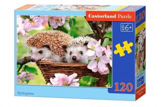 Puzzle 120 piese Arici Pimavara 13319