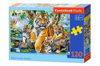 Puzzle 120 piese Tigri 13517