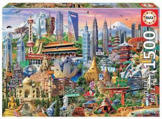 Puzzle 1500 piese Asia Landmarks 17979