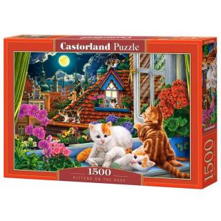 Puzzle 1500 piese Kittens on the Roof 152056 Castorland