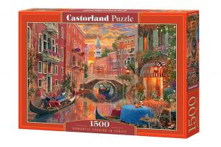 Puzzle 1500 piese Romantic Evening in Venice Castorland 151981