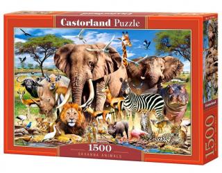 Puzzle 1500 piese Savanna Animals Castorland 151950