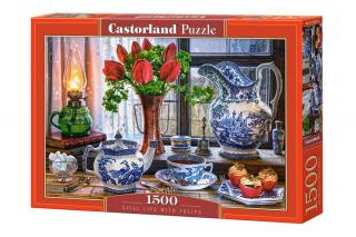 Puzzle 1500 piese Still Life with Tulips 151820