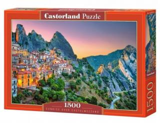 Puzzle 1500 piese Sunrise over Castelmezzano 151912