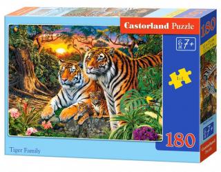 Puzzle 180 piese Tiger Family Castorland 18482