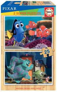 Puzzle 2 in 1 Disney Pixar 18597