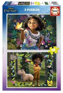 Puzzle 2 x 48 piese Encanto Disney Educa 19200