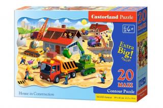 Puzzle 20 piese MAXI Casa in Constructie 2412