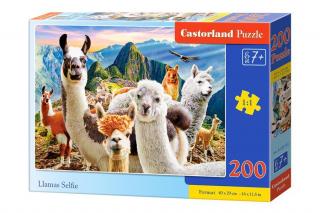 Puzzle 200 piese Llamas Selfie 222193 Castorland