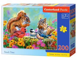 Puzzle 200 piese Snack Time 222179 Castorland